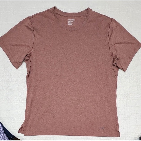 Arc'teryx Tops - ARCTERYX Womens Silene Short Sleeve Crew Neck Performance T Shirt XL Pink Mauve